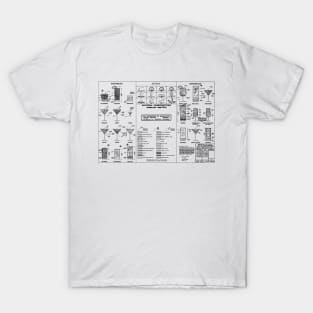 COCKTAIL chart T-Shirt